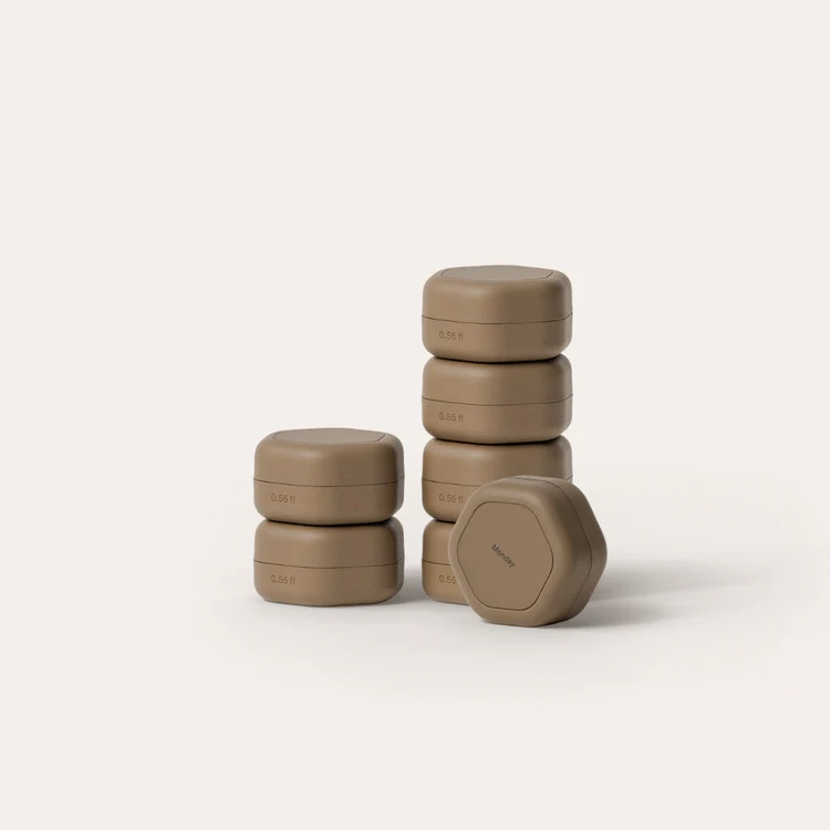 Days of the Week Pillcase Magnetic Travel Capsule Set