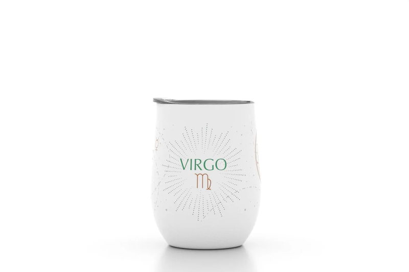12oz Zodiac Insulated Wine Tumbler