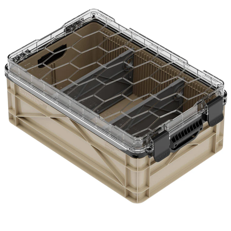 Half Size Weather Resistant Sidiocrate with 2 Standard Dividers