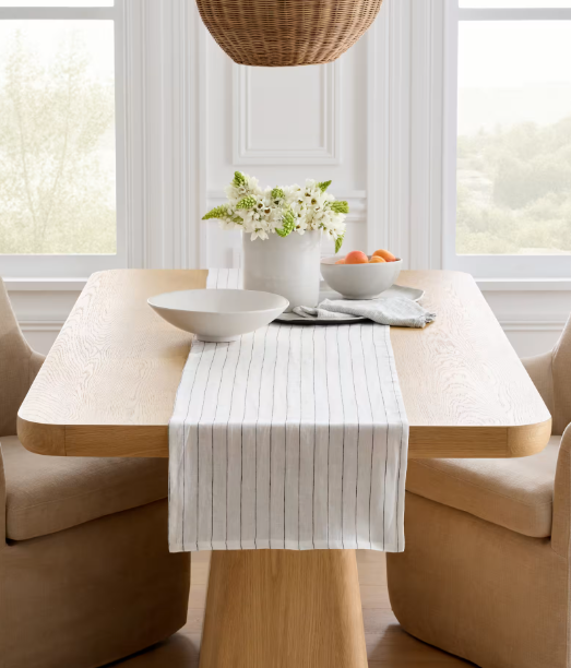 European Linen Table Runner