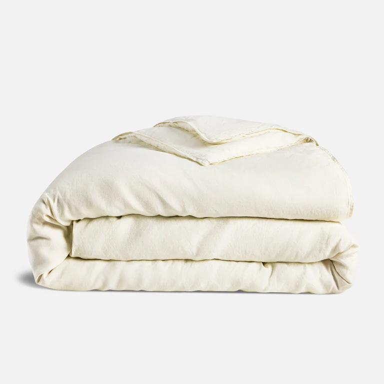 Washed European Linen Duvet Cover, Full/Queen