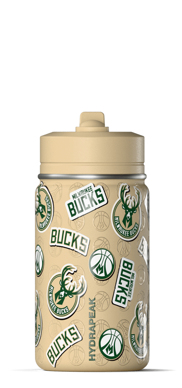 NBA 14oz Kids Water Bottle with Straw Lid