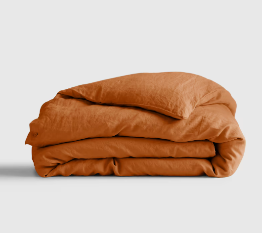 European Linen Duvet Cover, Queen