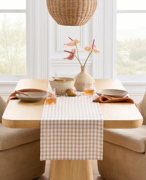 European Linen Table Runner