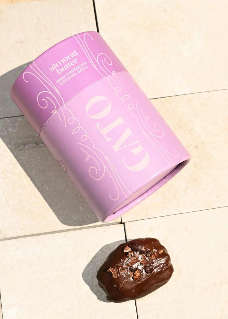 Chocolate Covered Stuffed Dates Tube