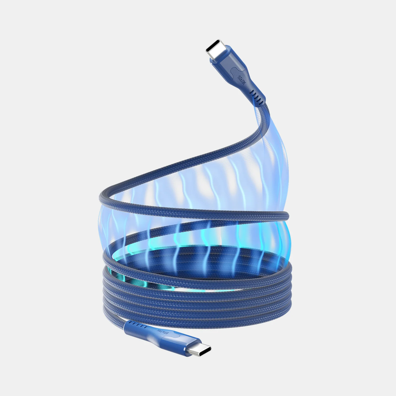 MagStack&nbsp;Pro Auto-Coiling USB-C to USB-C 3.3' Cable