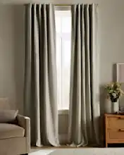 European Linen Room Darkening Curtain