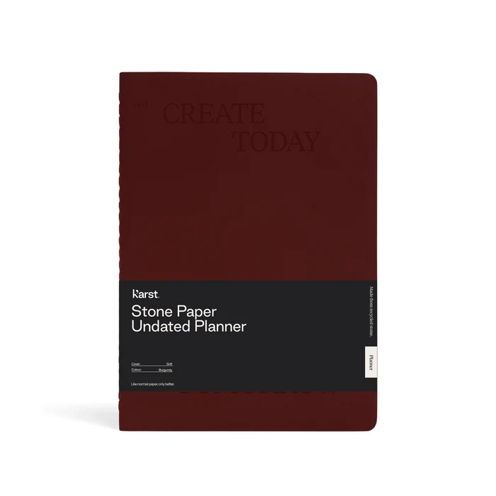 B5 Softcover Undated Planner