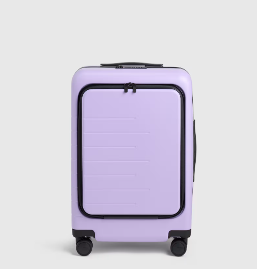 Front Pocket Carry On Hard Shell Suitcase 21"