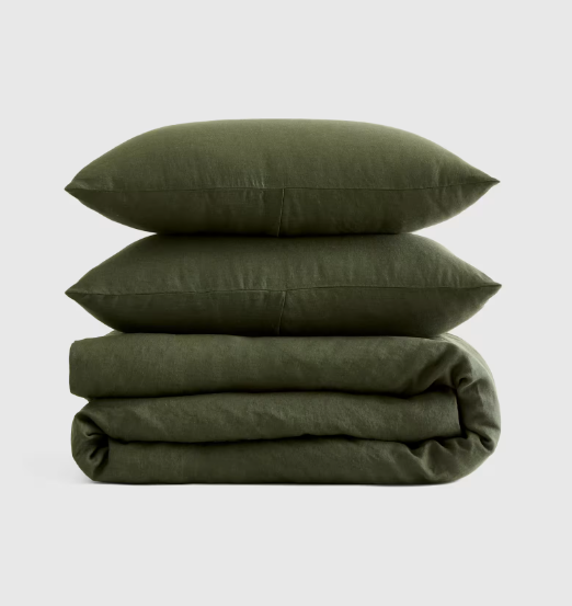 European Linen Duvet Cover Set, King