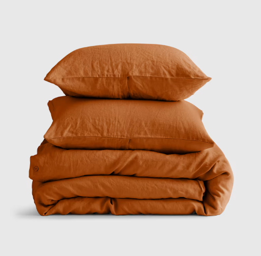 European Linen Duvet Cover Set, King