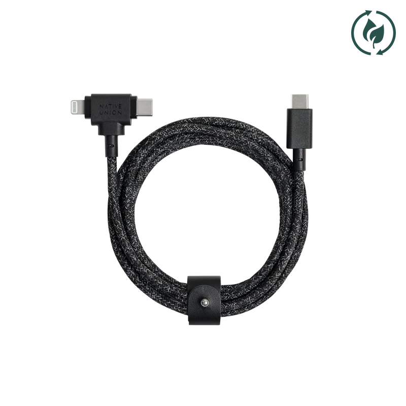 Belt Cable Duo (USB-C to USB-C & Lightning)