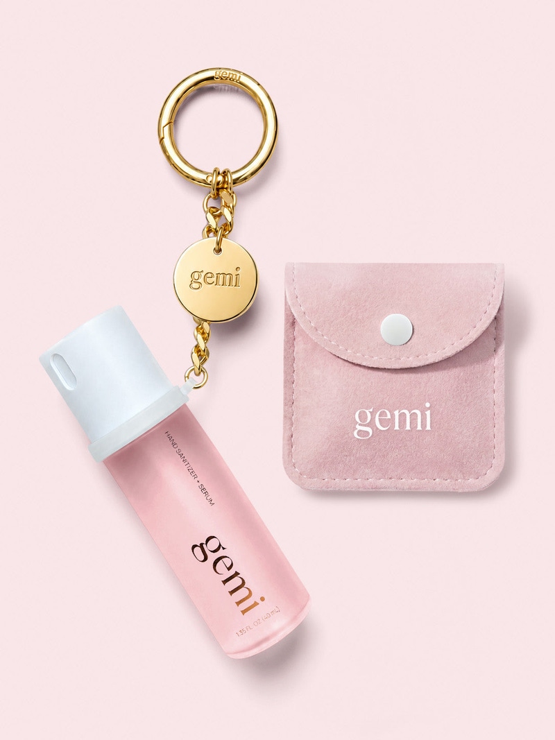 Hand sanitizer + Serum™ With Key Ring Set