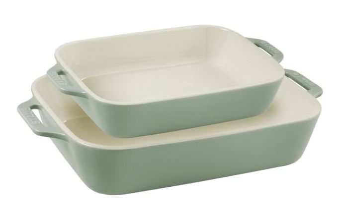 Ceramic 2-Piece Rectangular Baking Dish Set
