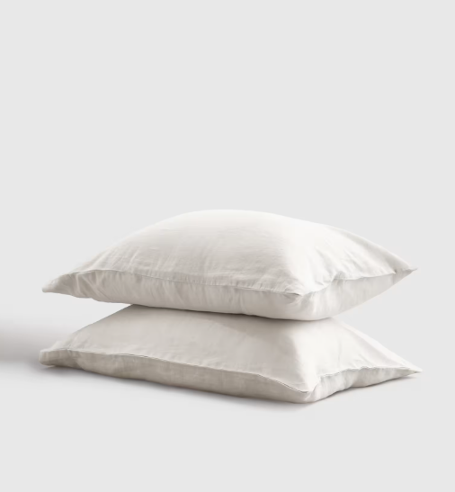 European Linen Pillowcase Set, Queen/Standard