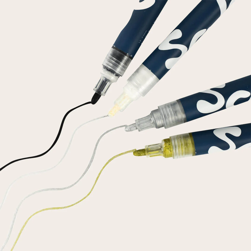 Acrylic Paint Pen 4-Pack