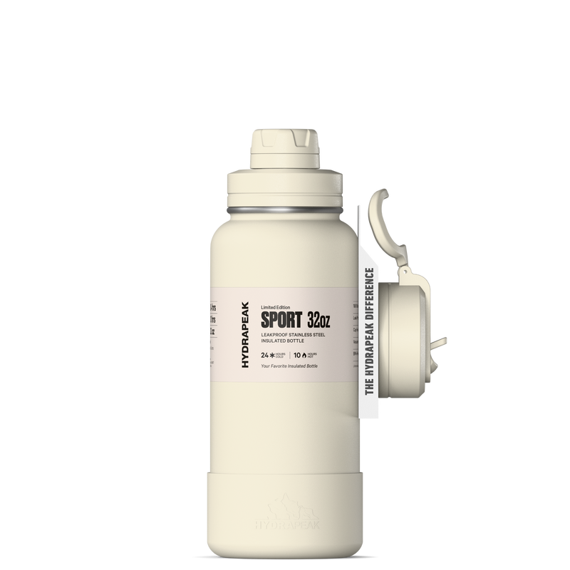 Hydrapeak 32oz Sport Insulated Water Bottle with Straw & Chug Lid