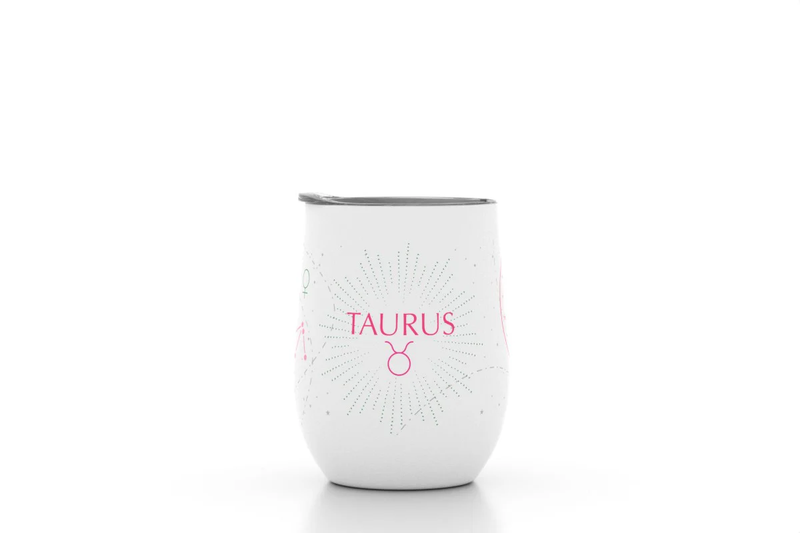 12oz Zodiac Insulated Wine Tumbler