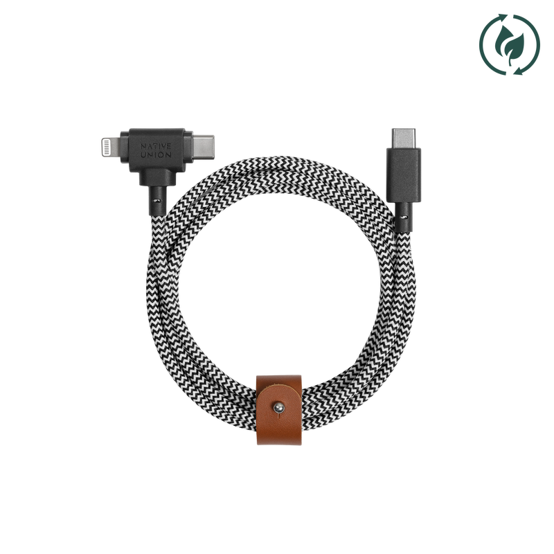 Belt Cable Duo (USB-C to USB-C & Lightning)