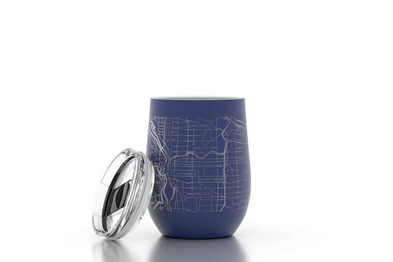 Home Town Maps Wine Tumbler