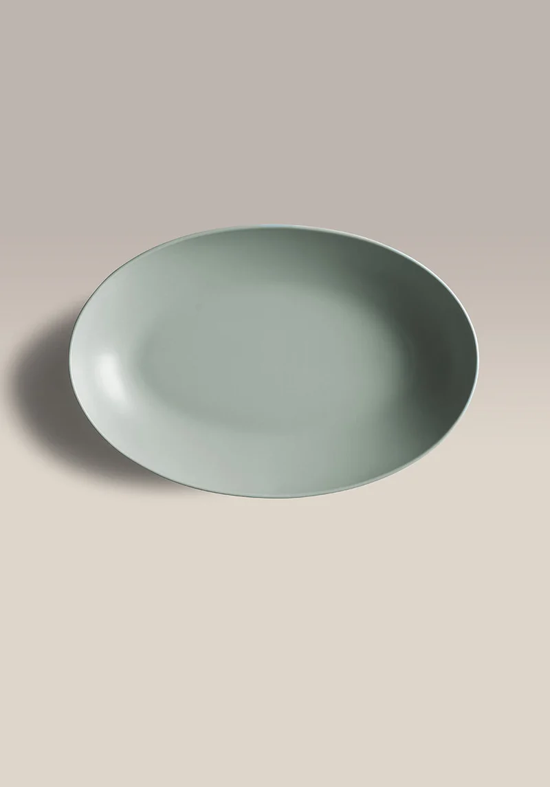 Oval Low Serving Bowl