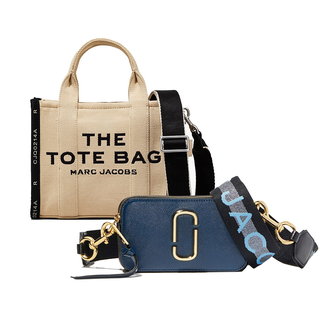 Sand Tote & Blue Multi Snapshot