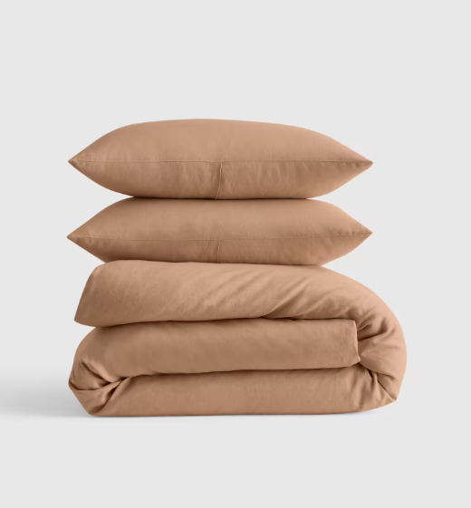 European Linen Duvet Cover Set, Queen