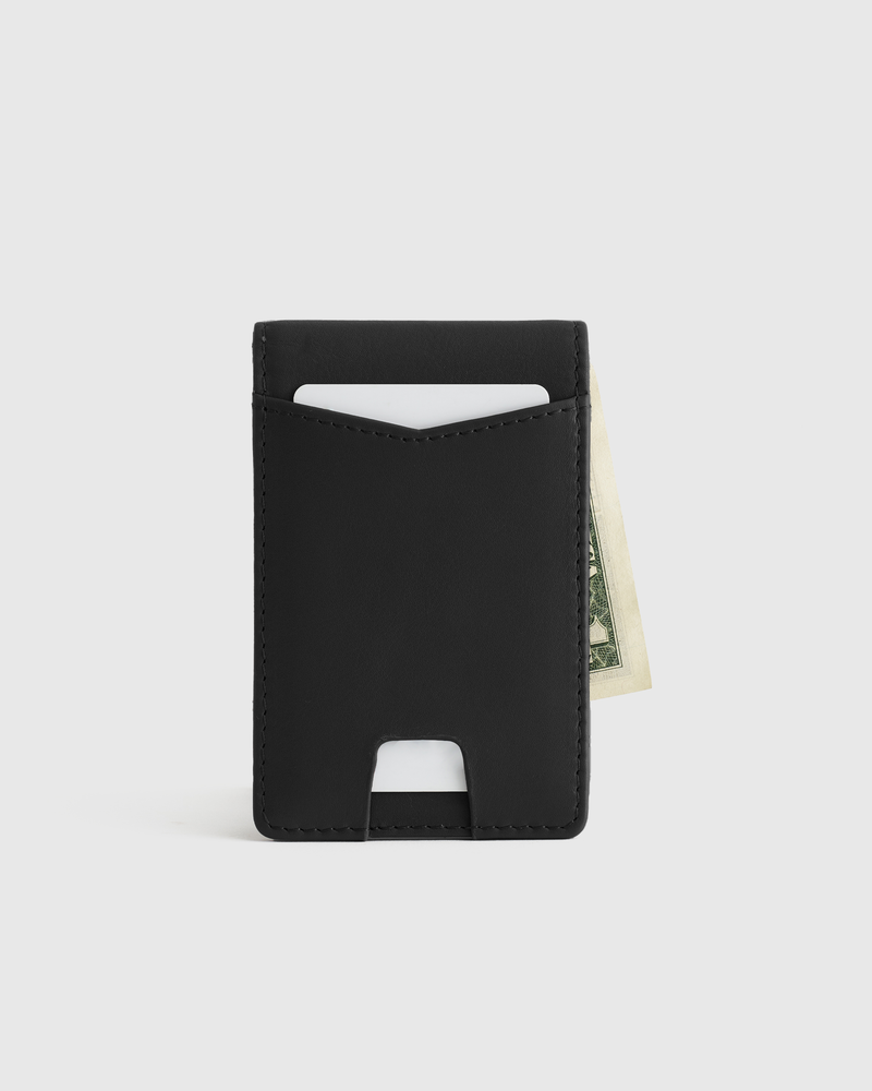 Italian Leather Money Clip Wallet