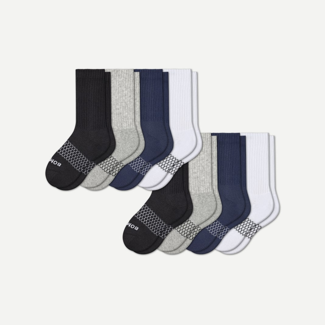 Bombas Women's Camo Calf Socks – 3 Pair Pack – Size Medium (8-10.5) – Multicolor