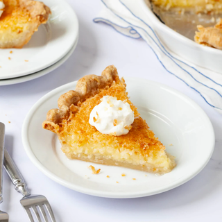 French Coconut Custard Pie