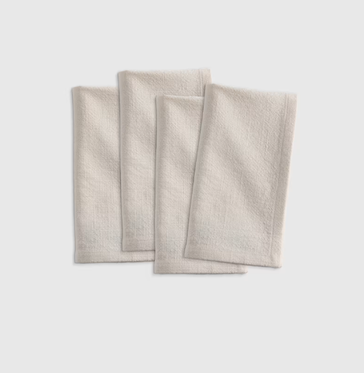 Organic Cotton Napkins, Set of 4