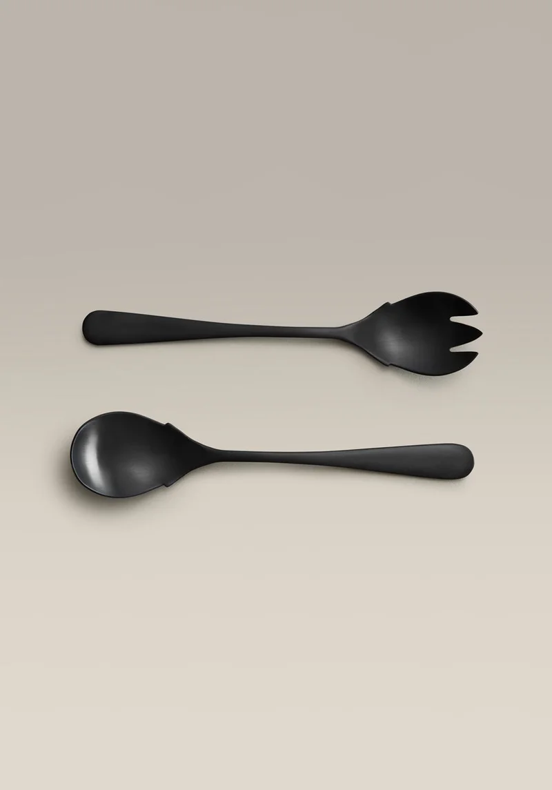 Serving Fork and Spoon