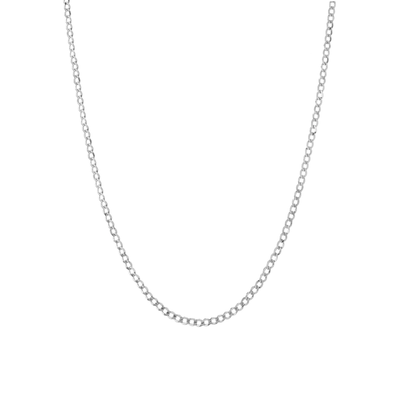 Medium Gold Curb Chain Necklace