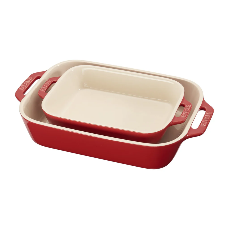 Ceramic 2-Piece Rectangular Baking Dish Set