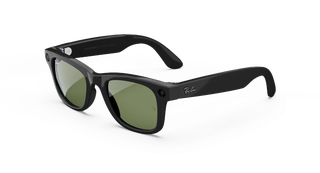 Matte Black Frame, Clear to Graphite Green Transition Lens, Size 53 Frame
