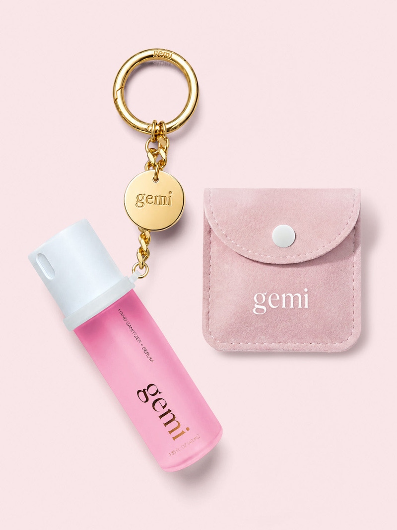 Hand sanitizer + Serum™ With Key Ring Set