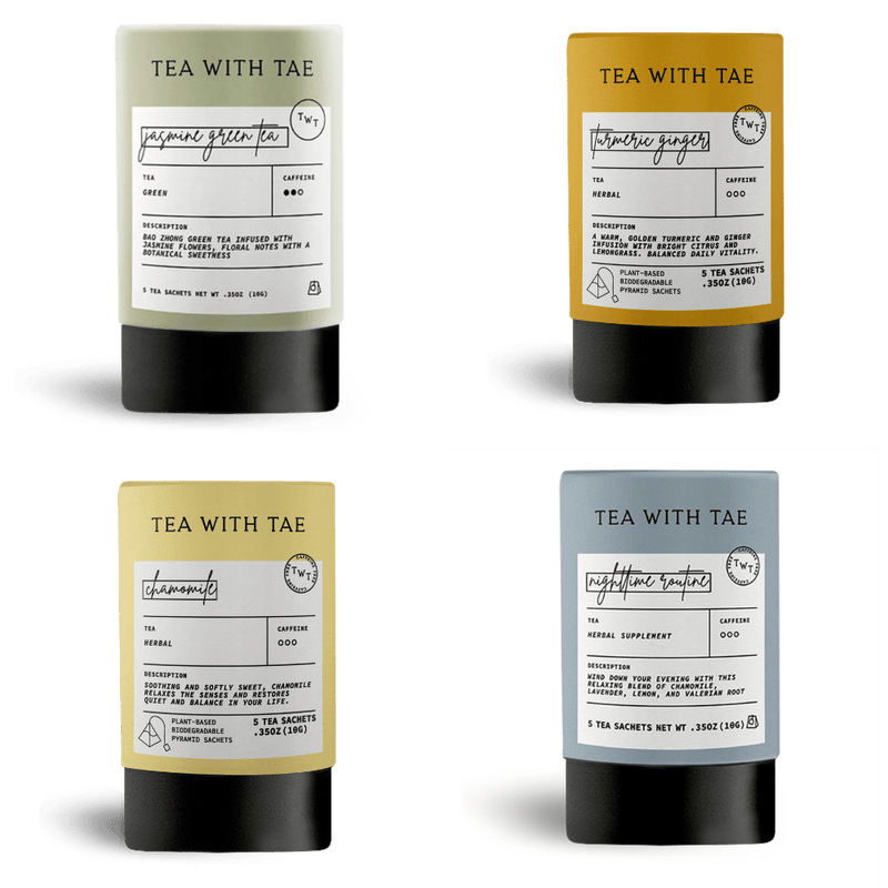 4-Pack Mini Hot Tea Tubes