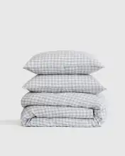 European Linen Duvet Cover Set, Queen