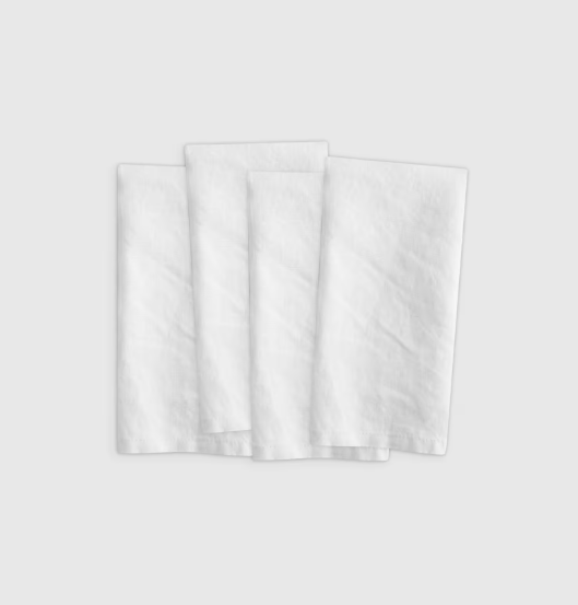 European Linen Napkin Set of 4