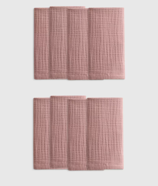 Organic Airy Gauze Napkins, Set of 8