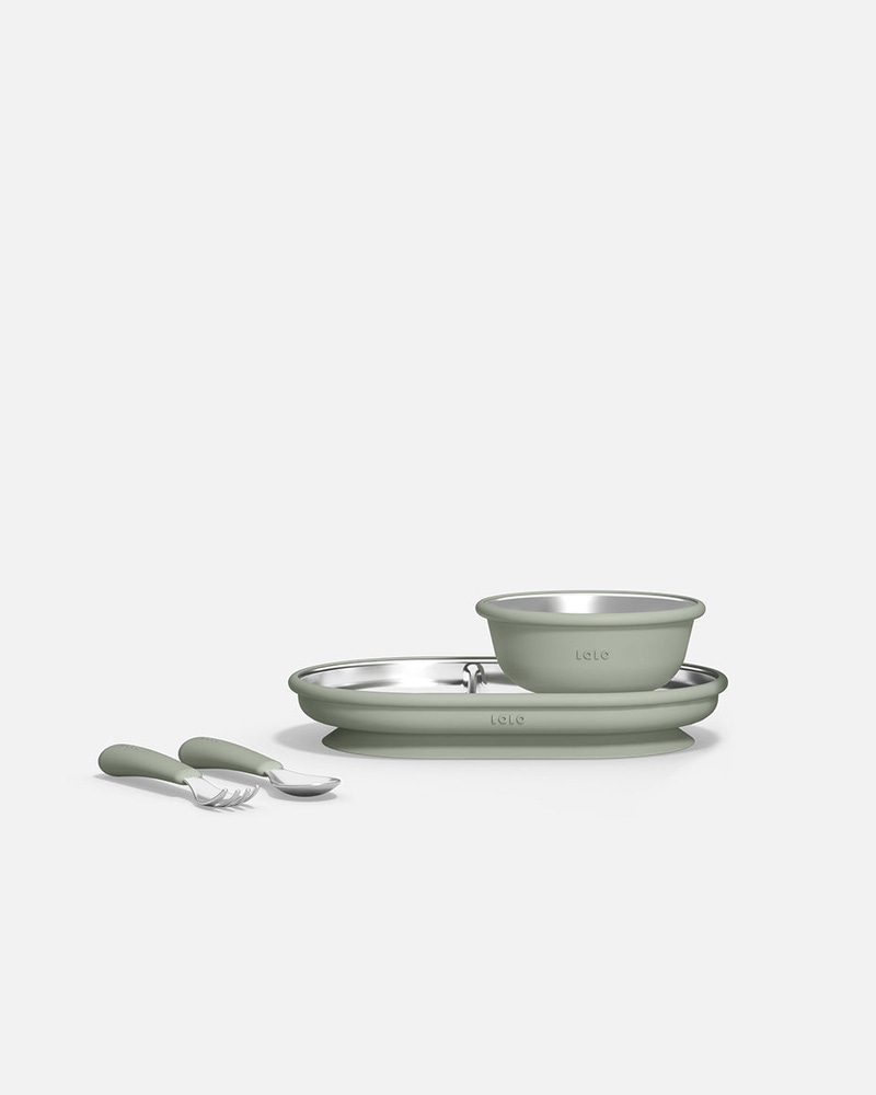 Stainless Mealtime Essentials, 4-Piece Set