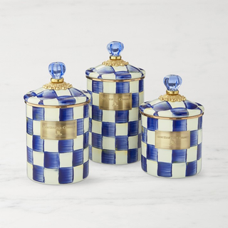 Royal Check Canisters