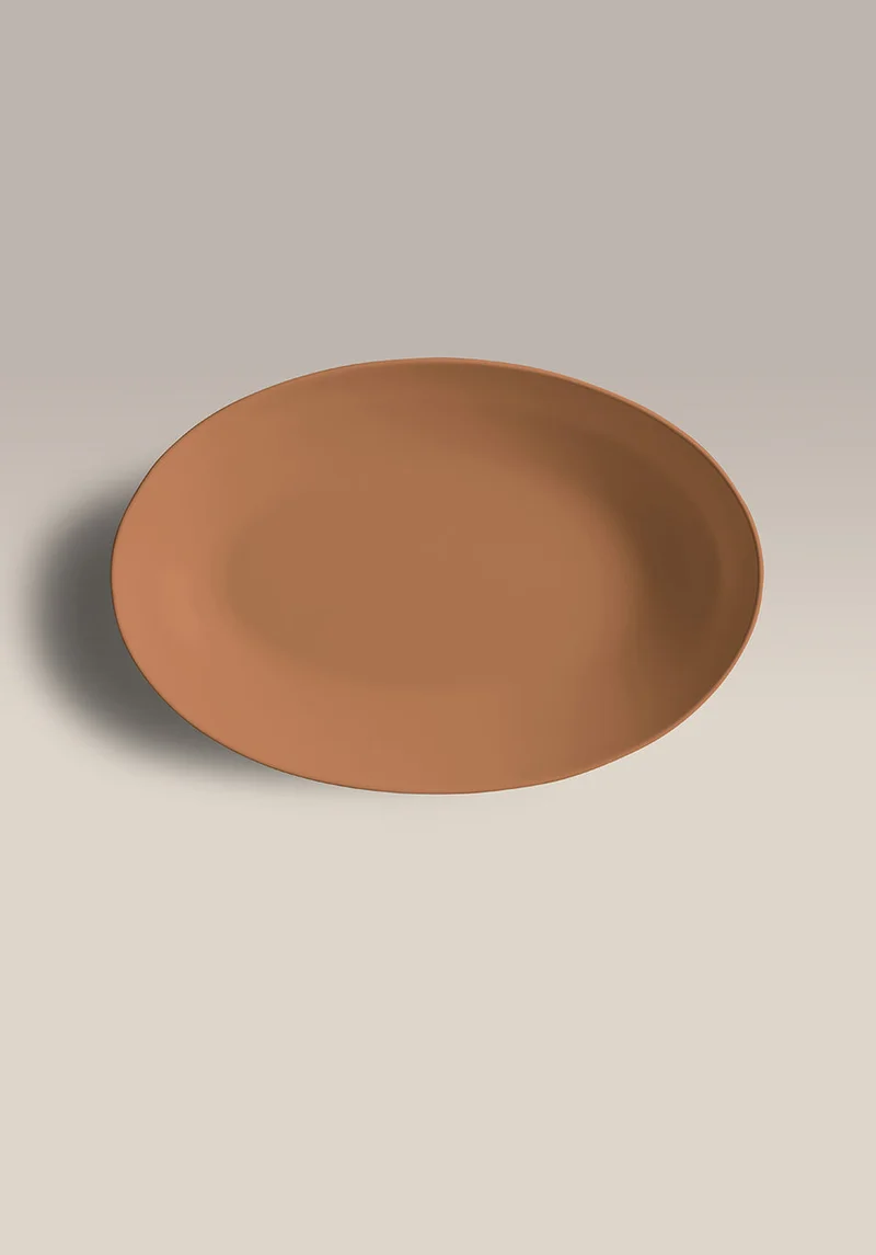 Oval Low Serving Bowl