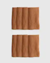 Organic Airy Gauze Napkins, Set of 8