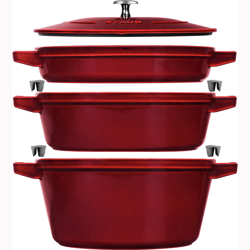 Cast Iron 4-Piece Stackable Set