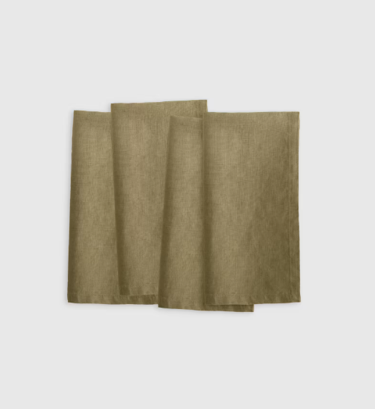 European Linen Napkin Set of 4