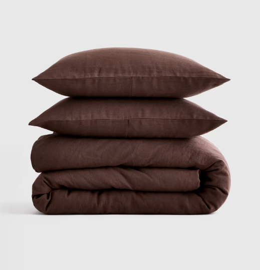 European Linen Duvet Cover Set, Queen