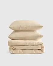 European Linen Duvet Cover Set, Queen