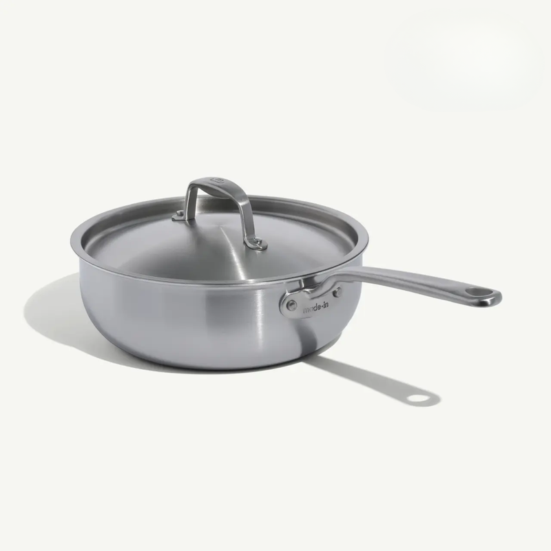 3 QT Stainless Clad Saucier
