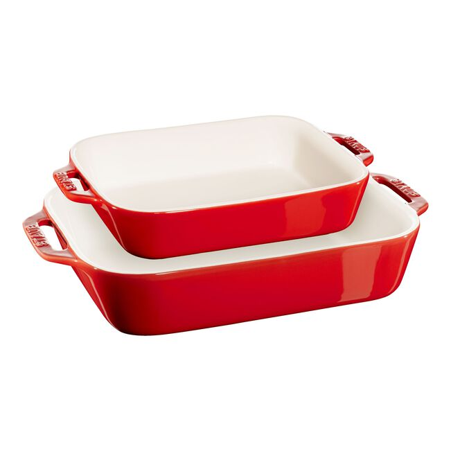 Ceramic 2-Piece Rectangular Baking Dish Set